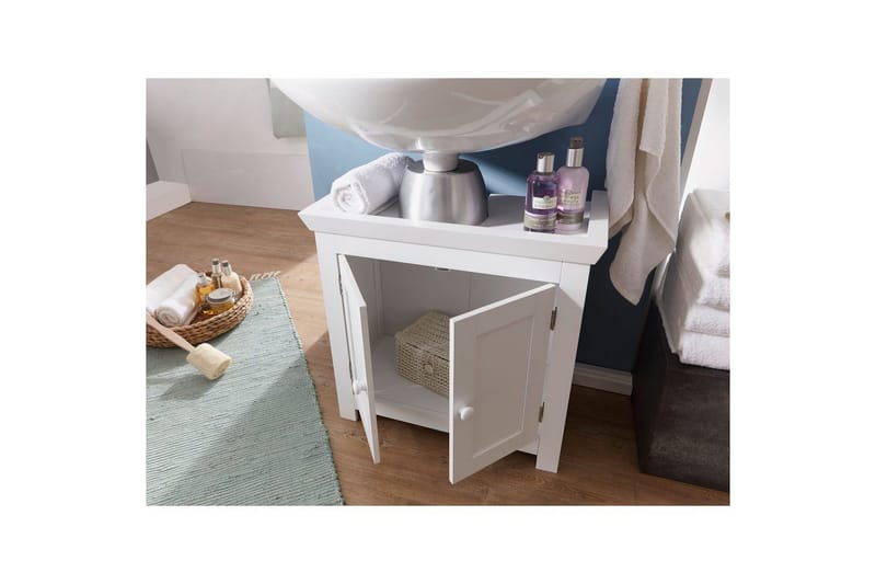 Tvättställsskåp Wohnling King Lackad MDF 2 Dörrar Modern - Hus & renovering - Kök & bad - Badrum - Badrumsmöbler & badrumsinredning - Badrumsskåp