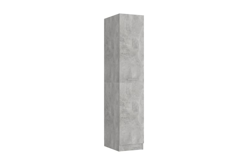 Apoteksskåp betonggrå 30x42,5x150 cm spånskiva - Grå - Tvättskåp - Väggskåp & högskåp - Badrumsskåp