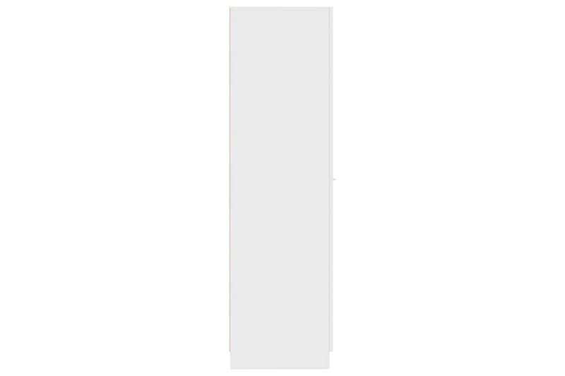 Apoteksskåp vit 30x42,5x150 cm spånskiva - Vit - Tvättskåp - Väggskåp & högskåp - Badrumsskåp