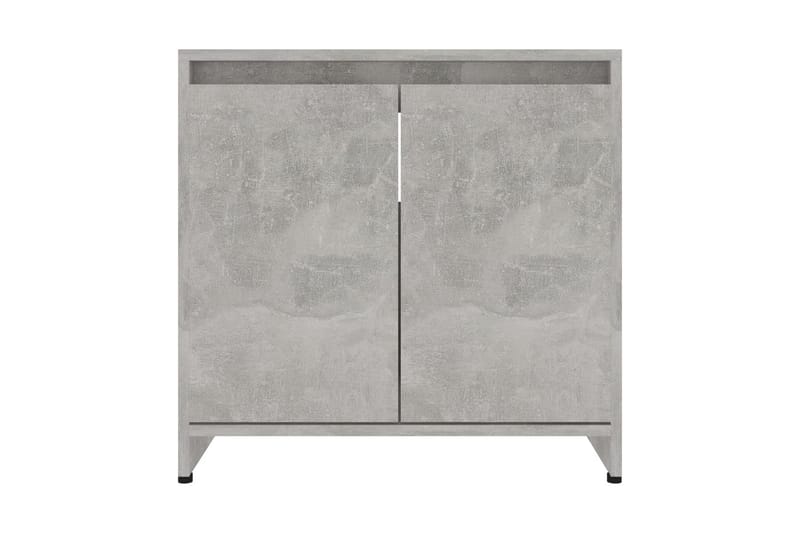 Badrumsskåp betonggrå 60x33x61 cm spånskiva - Grå - Hus & renovering - Kök & bad - Badrum - Badrumsmöbler & badrumsinredning - Väggskåp & högskåp