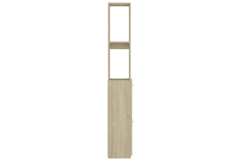 Badrumsskåp sonoma-ek 25x25x170 cm spånskiva - Brun - Hus & renovering - Kök & bad - Badrum - Badrumsmöbler & badrumsinredning - Väggskåp & högskåp