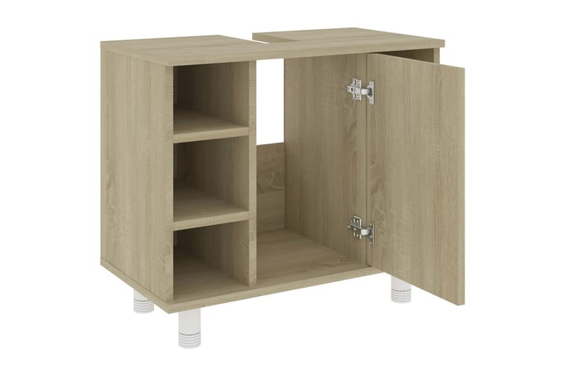 Badrumsskåp sonoma-ek 60x32x53,5 cm spånskiva - Brun - Hus & renovering - Kök & bad - Badrum - Badrumsmöbler & badrumsinredning - Väggskåp & högskåp