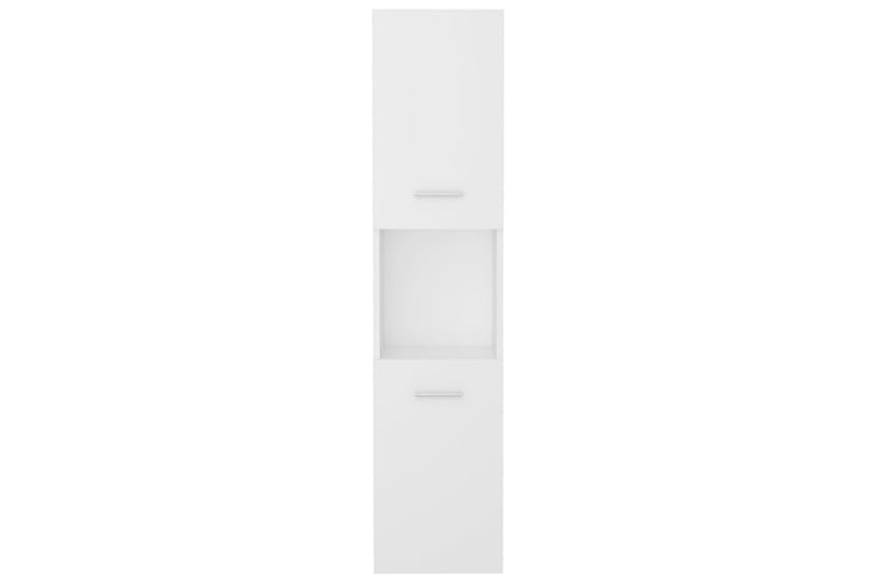 Badrumsskåp vit 30x30x130 cm spånskiva - Vit - Hus & renovering - Kök & bad - Badrum - Badrumsmöbler & badrumsinredning - Väggskåp & högskåp