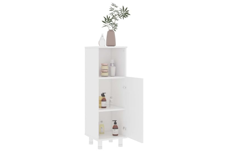 Badrumsskåp vit 30x30x95 cm spånskiva - Vit - Hus & renovering - Kök & bad - Badrum - Badrumsmöbler & badrumsinredning - Väggskåp & högskåp