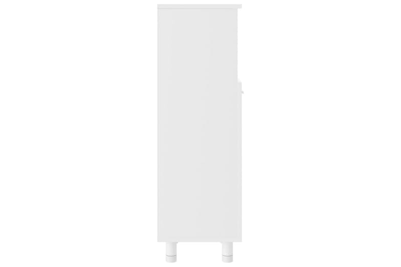 Badrumsskåp vit 30x30x95 cm spånskiva - Vit - Badrumsskåp - Väggskåp & högskåp