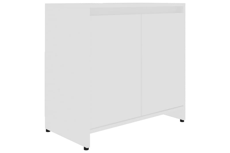 Badrumsskåp vit 60x33x61 cm spånskiva - Vit - Hus & renovering - Kök & bad - Badrum - Badrumsmöbler & badrumsinredning - Väggskåp & högskåp