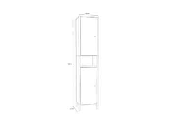 Elsassona Högsskåp 35x40 cm - Vit - Hus & renovering - Kök & bad - Badrum - Badrumsmöbler & badrumsinredning - Väggskåp & högskåp