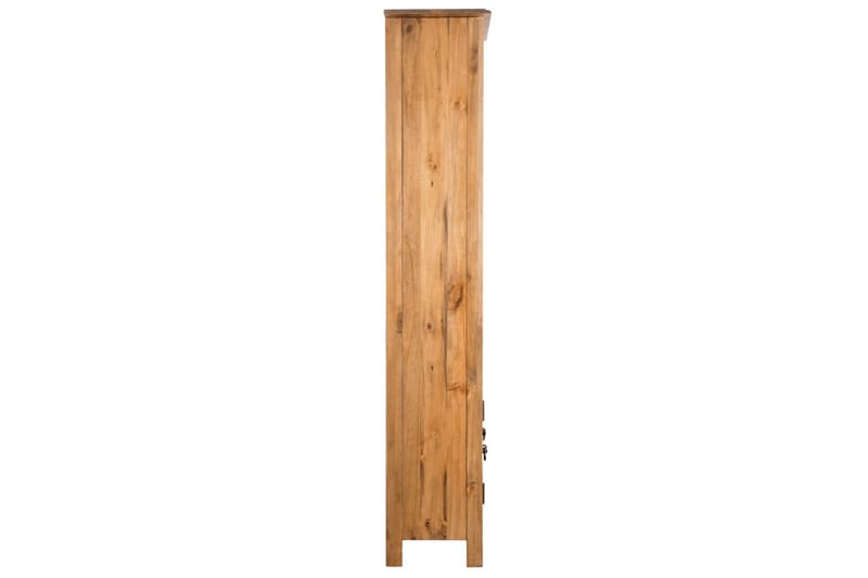 Fristående badrumsskåp massiv återvunnen furu 48x32x170 cm - Brun - Hus & renovering - Kök & bad - Badrum - Badrumsmöbler & badrumsinredning - Väggskåp & högskåp
