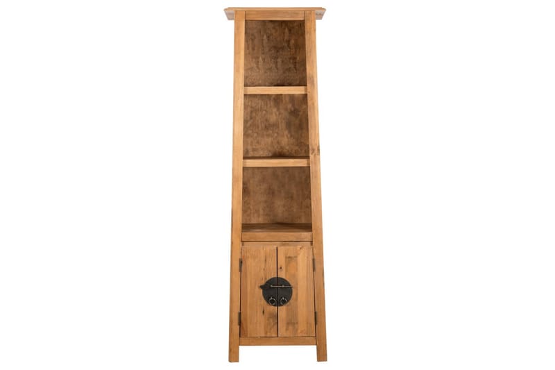 Fristående badrumsskåp massiv återvunnen furu 48x32x170 cm - Brun - Hus & renovering - Kök & bad - Badrum - Badrumsmöbler & badrumsinredning - Väggskåp & högskåp