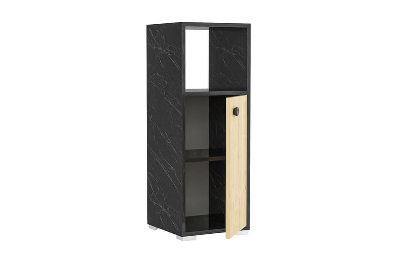Osmanbay Badrumsskåp 35x35 cm - Svart/Ljus Natur - Hus & renovering - Kök & bad - Badrum - Badrumsmöbler & badrumsinredning - Väggskåp & högskåp