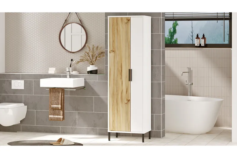 Rinorea Förvaringsskåp 50,4x165 cm, Brun