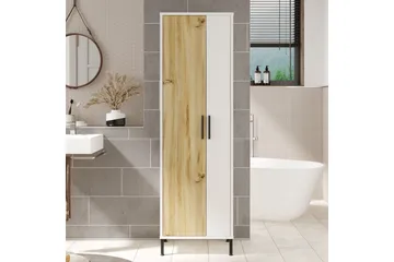 Rinorea Förvaringsskåp 50,4x165 cm - Brun - Hus & renovering - Kök & bad - Badrum - Badrumsmöbler & badrumsinredning - Väggskåp & högskåp