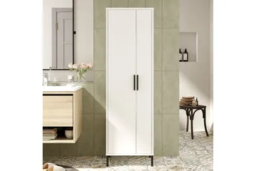 Rinorea Förvaringsskåp 50,4x165 cm - Vit - Hus & renovering - Kök & bad - Badrum - Badrumsmöbler & badrumsinredning - Väggskåp & högskåp