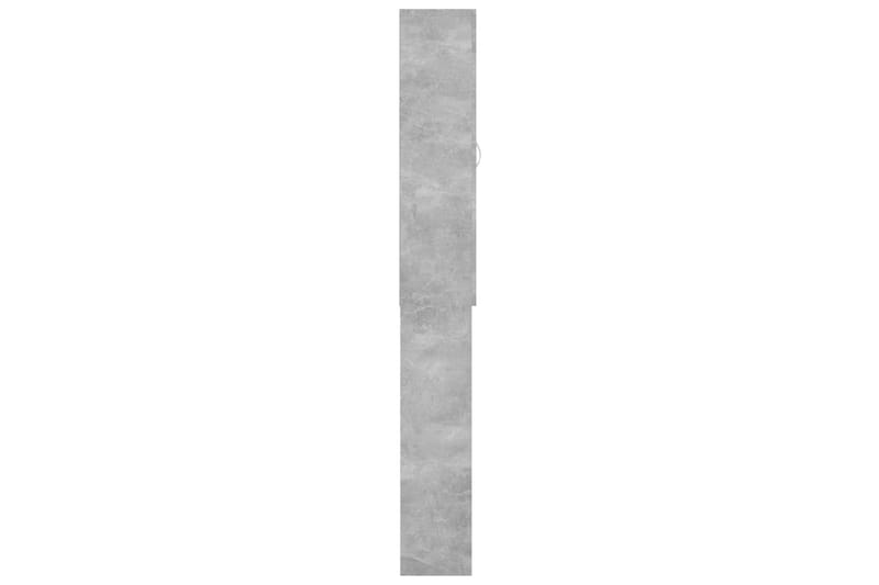 Tvättmaskinsskåp betonggrå 64x25,5x190 cm - Grå - Hus & renovering - Kök & bad - Badrum - Badrumsmöbler & badrumsinredning - Väggskåp & högskåp