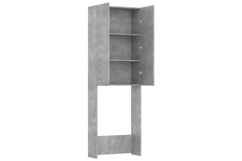 Tvättmaskinsskåp betonggrå 64x25,5x190 cm - Grå - Hus & renovering - Kök & bad - Badrum - Badrumsmöbler & badrumsinredning - Väggskåp & högsk�åp