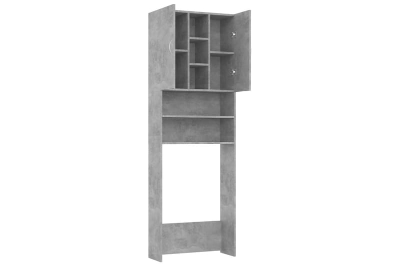 Tvättmaskinsskåp betonggrå 64x25,5x190 cm - Hus & renovering - Kök & bad - Badrum - Badrumsmöbler & badrumsinredning - Väggskåp & högskåp