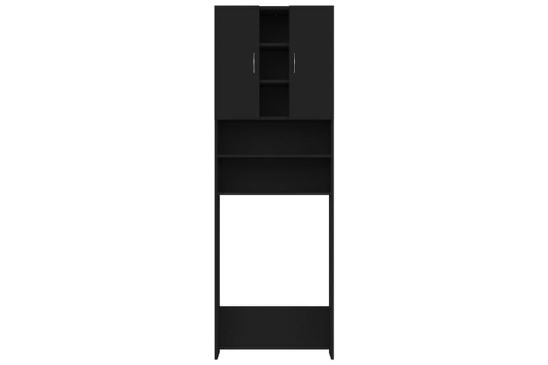 Tvättmaskinsskåp svart 64x25,5x190 cm - Hus & renovering - Kök & bad - Badrum - Badrumsmöbler & badrumsinredning - Väggskåp & högskåp