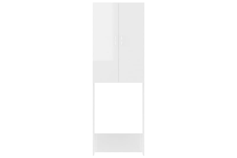 Tvättmaskinsskåp vit högglans 64x25,5x190 cm - Hus & renovering - Kök & bad - Badrum - Badrumsmöbler & badrumsinredning - Väggskåp & högskåp