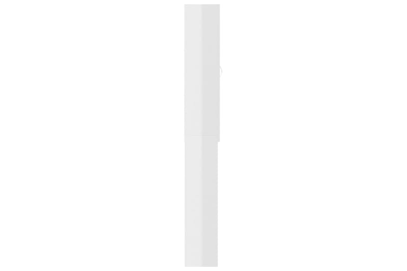 Tvättmaskinsskåp vit högglans 64x25,5x190 cm - Hus & renovering - Kök & bad - Badrum - Badrumsmöbler & badrumsinredning - Väggskåp & högskåp