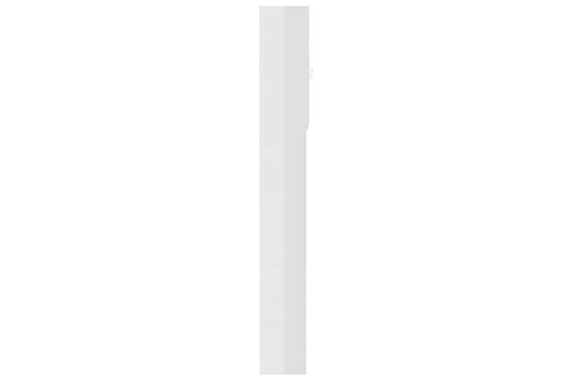 Tvättmaskinsskåp vit högglans 64x25,5x190 cm - Tvättskåp - Väggskåp & högskåp - Badrumsskåp