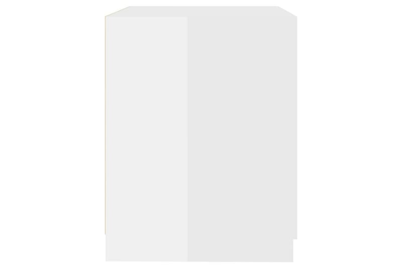 Tvättmaskinsskåp vit högglans 71x71,5x91,5 cm - Tvättskåp - Väggskåp & högskåp - Badrumsskåp