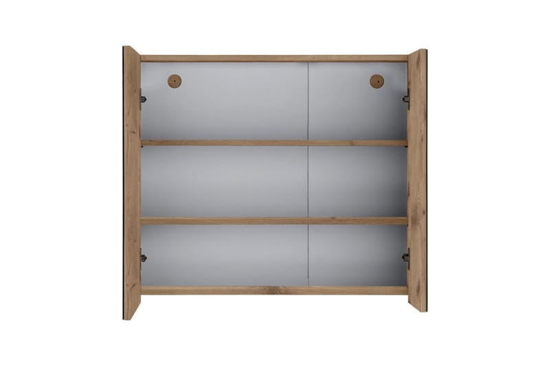 Väggskåp med spegel Loft24 Wisla Väggskåp med Spegel 80x70 cm - Hus & renovering - Kök & bad - Badrum - Badrumsmöbler & badrumsinredning - Spegelskåp badrum