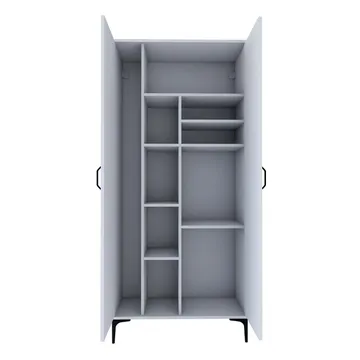 Vestor Badrumsskåp 90x198,6x45 cm - Vit - Hus & renovering - Kök & bad - Badrum - Badrumsmöbler & badrumsinredning - Badrumsskåp