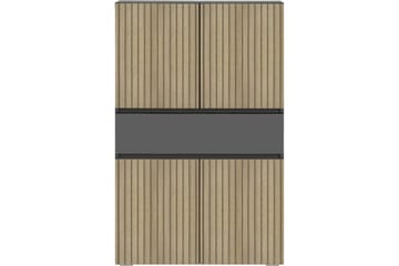 Wisla Högskåp till Badrum 130x76x35 cm - Grå - Hus & renovering - Kök & bad - Badrum - Badrumsmöbler & badrumsinredning - Badrumsskåp