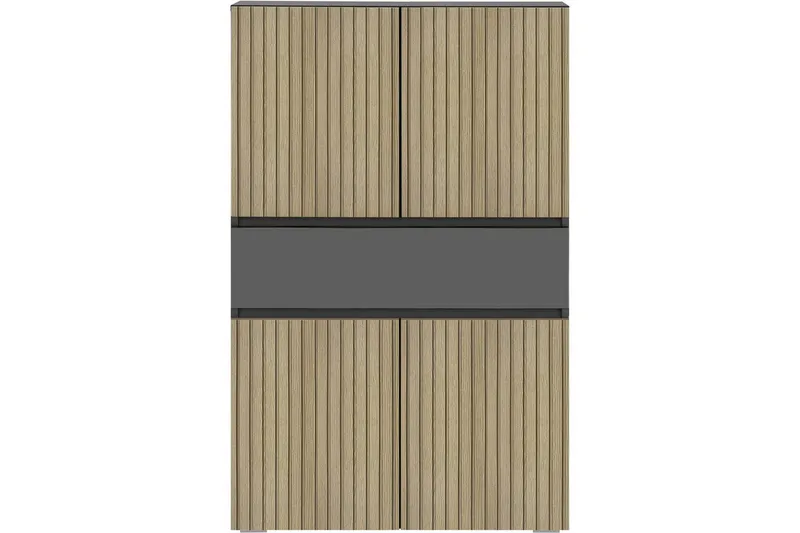 Wisla Högskåp till Badrum 130x76x35 cm - Grå - Hus & renovering - Kök & bad - Badrum - Badrumsmöbler & badrumsinredning - Badrumsskåp