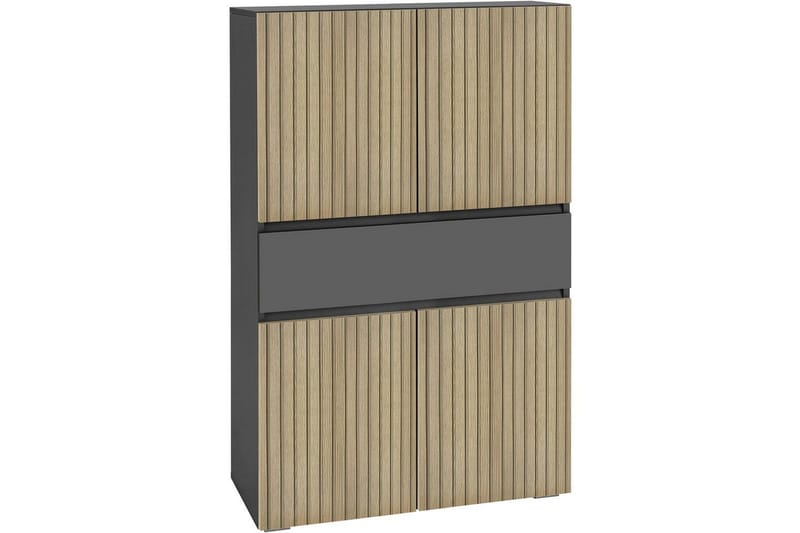 Wisla Högskåp till Badrum 130x76x35 cm - Grå - Hus & renovering - Kök & bad - Badrum - Badrumsmöbler & badrumsinredning - Badrumsskåp