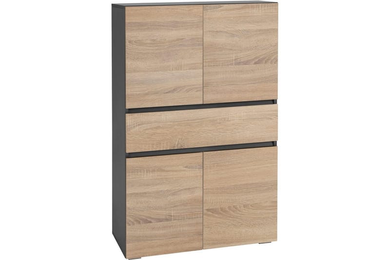 Wisla Högskåp till Badrum 130x76x35 cm - Grå - Hus & renovering - Kök & bad - Badrum - Badrumsmöbler & badrumsinredning - Badrumsskåp