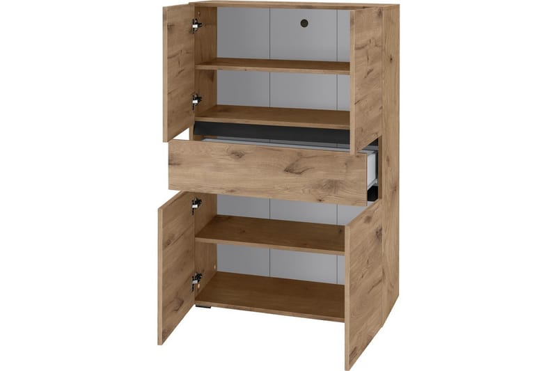 Wisla Högskåp till Badrum 130x76x35 cm - Natur - Hus & renovering - Kök & bad - Badrum - Badrumsmöbler & badrumsinredning - Badrumsskåp