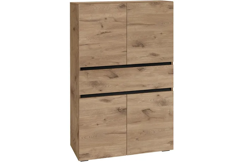 Wisla Högskåp till Badrum 130x76x35 cm, Natur