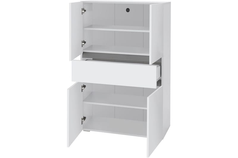 Wisla Högskåp till Badrum 130x76x35 cm - Vit - Hus & renovering - Kök & bad - Badrum - Badrumsmöbler & badrumsinredning - Badrumsskåp