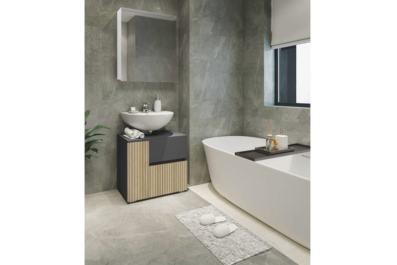 Wisla Tvättställsskåp 60 cm - Natur - Hus & renovering - Kök & bad - Badrum - Badrumsmöbler & badrumsinredning - Tvättställsskåp & kommod