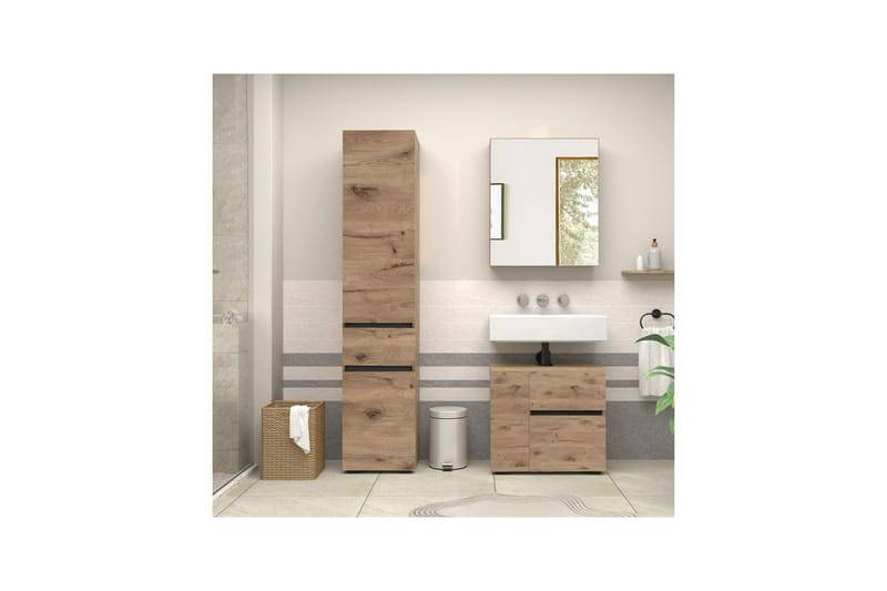 Wisla Tvättställsskåp 60 cm - Natur - Hus & renovering - Kök & bad - Badrum - Badrumsmöbler & badrumsinredning - Tvättställsskåp & kommod