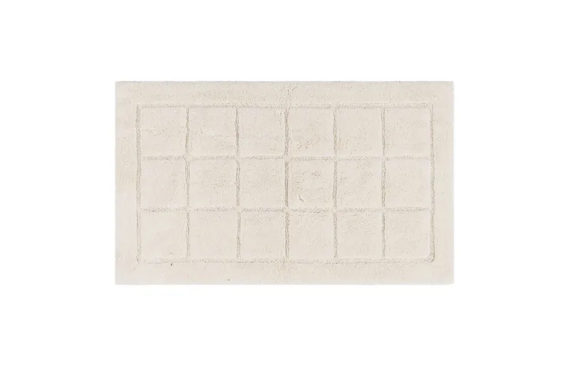 Badrumsmatta Square, 50x80 cm, Creme