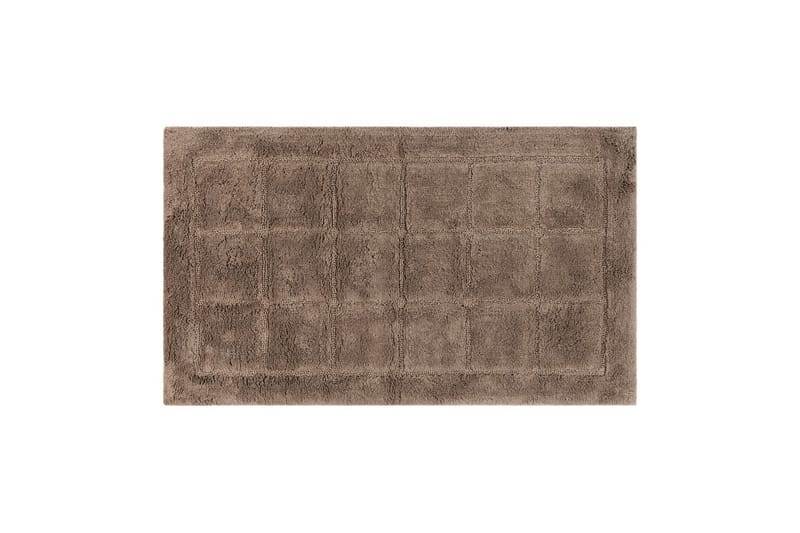 Badrumsmatta Square - 50x80 cm, Dark Linen - Hus & renovering - Kök & bad - Badrum - Badrumstillbehör