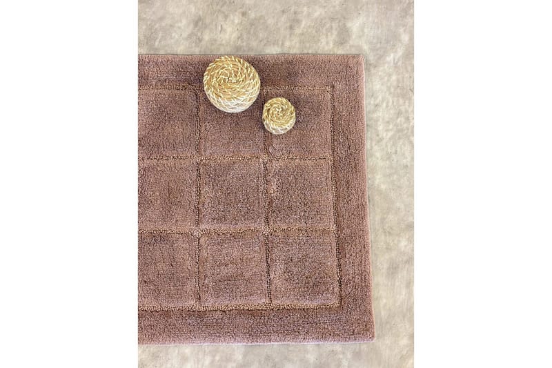 Badrumsmatta Square - 50x80 cm, Dusty Pink - Textil & mattor - Mattor - Badrumsmatta
