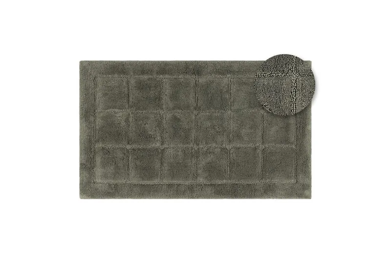 Badrumsmatta Square - 50x80 cm, Emerald Green - Textil & mattor - Mattor - Badrumsmatta