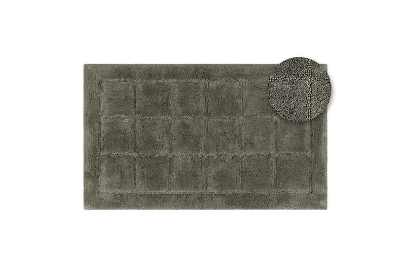 Badrumsmatta Square - 50x80 cm, Emerald Green - Textil & mattor - Mattor - Badrumsmatta