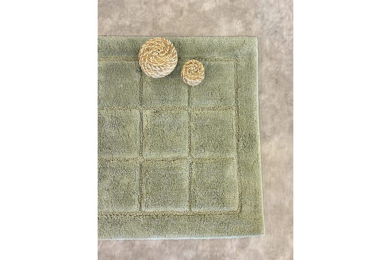 Badrumsmatta Square - 50x80 cm, Light Green - Hus & renovering - Kök & bad - Badrum - Badrumstillbehör