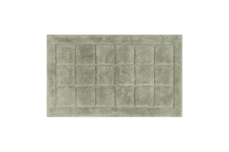 Badrumsmatta Square - 50x80 cm, Light Green - Textil & mattor - Mattor - Badrumsmatta