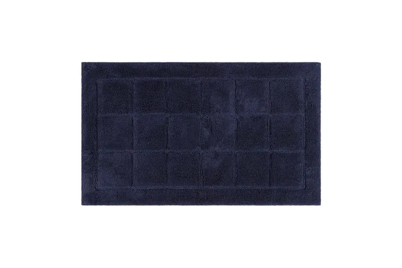 Badrumsmatta Square - 50x80 cm, Navy Blue - Textil & mattor - Mattor - Badrumsmatta