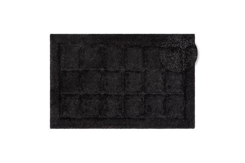 Badrumsmatta Square - 70x120 cm, Black - Textil & mattor - Mattor - Badrumsmatta