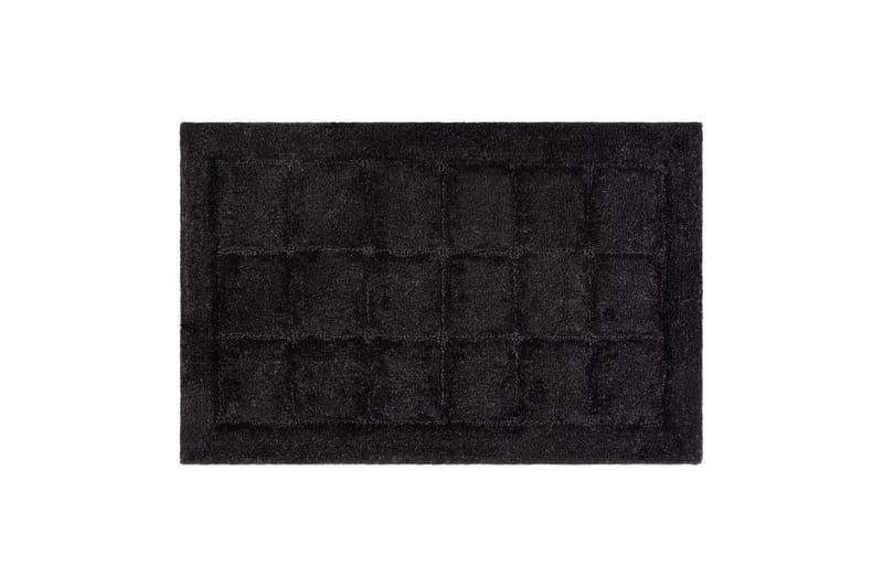Badrumsmatta Square - 70x120 cm, Black - Hus & renovering - Kök & bad - Badrum - Badrumstillbehör