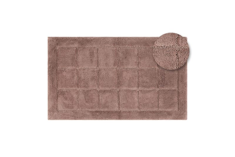 Badrumsmatta Square - 70x120 cm, Dusty Pink - Hus & renovering - Kök & bad - Badrum - Badrumstillbehör