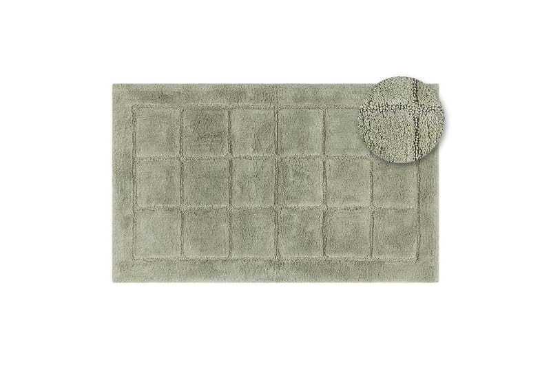 Badrumsmatta Square - 70x120 cm, Light Green - Hus & renovering - Kök & bad - Badrum - Badrumstillbehör