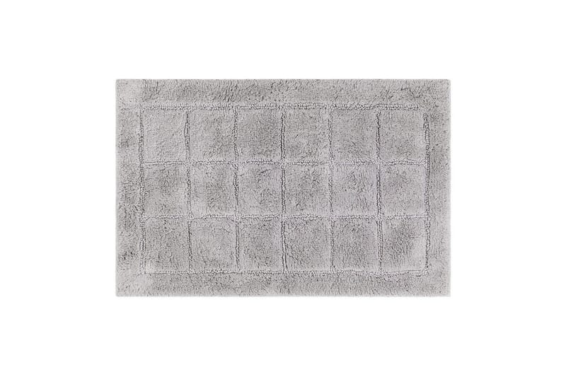 Badrumsmatta Square - 70x120 cm, Silver - Hus & renovering - Kök & bad - Badrum - Badrumstillbehör