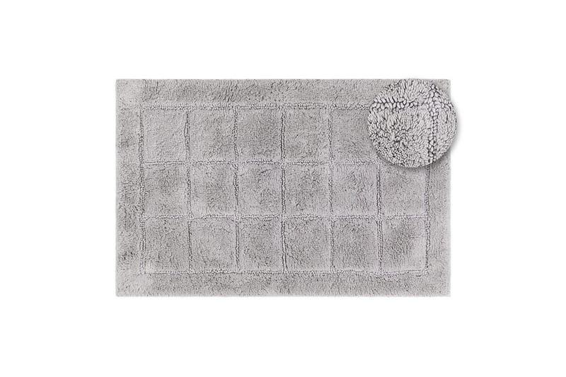 Badrumsmatta Square - 70x120 cm, Silver - Hus & renovering - Kök & bad - Badrum - Badrumstillbehör